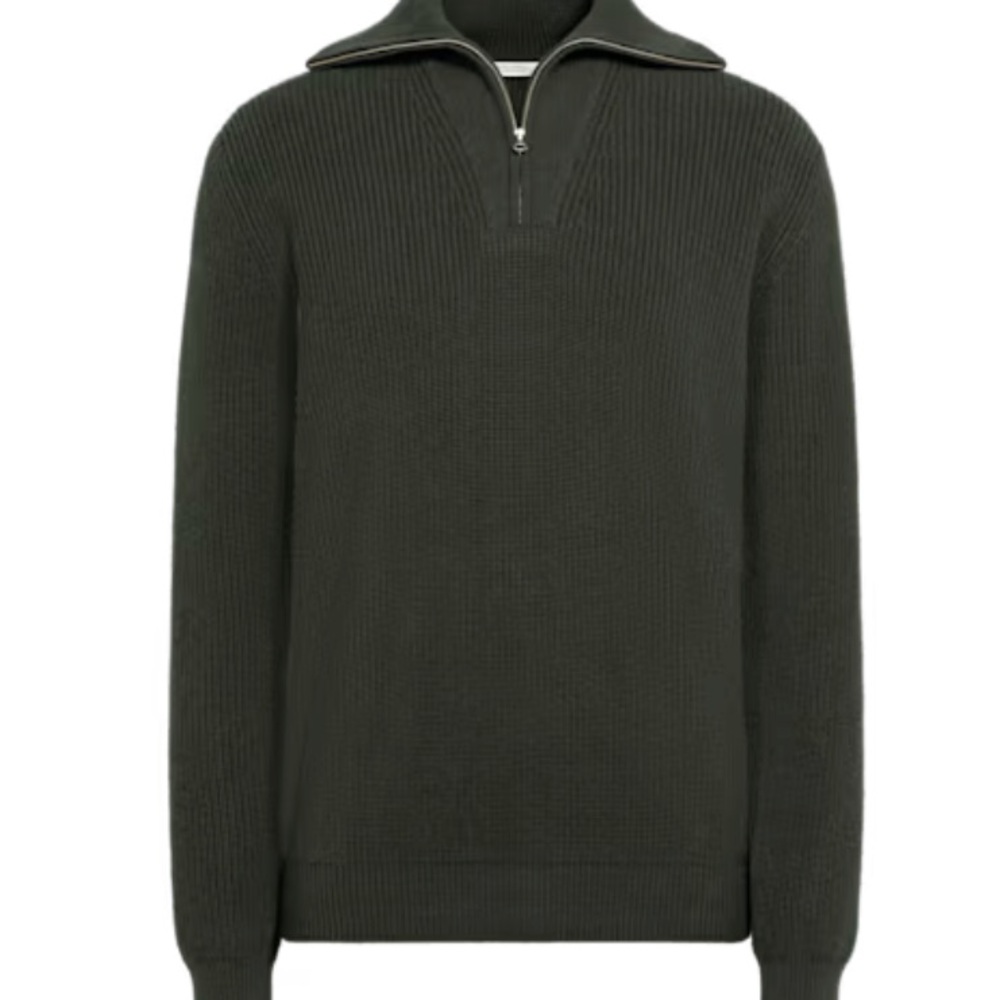 Suit Supply NWT Wool Cashmere Half Zip